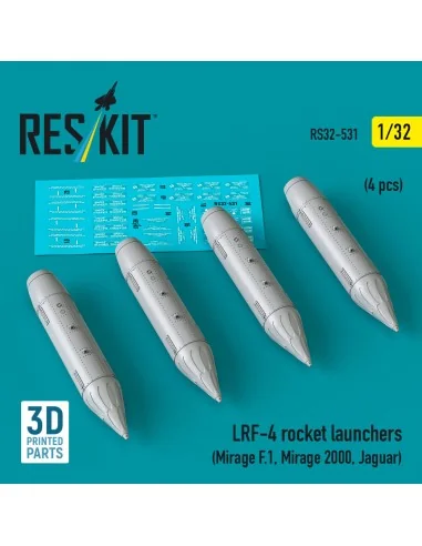 [NO_DESC] LRF-4 rocket launchers (4 pcs) (Mirage F.1, Mirage 2000, ...