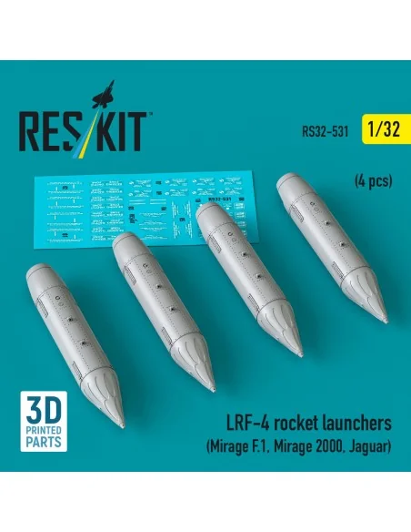 LRF-4 rocket launchers (4 pcs) (Mirage F.1, Mirage 2000, Jaguar) (3...
