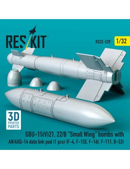 GBU-15(V)21, 22/B Small Wing bombs (2 pcs) with AN/AXQ-14 data link...