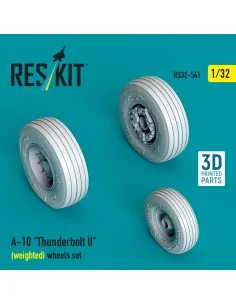 A-10 Thunderbolt II (weighted) wheels set (3D Printed), 1/32 - ResK... 2