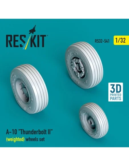 [NO_DESC] A-10 Thunderbolt II (weighted) wheels set (3D Printed), 1...