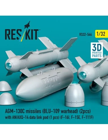 AGM-130C missiles (BLU-109 warhead) (2 pcs) with AN/AXQ-14 data lin...