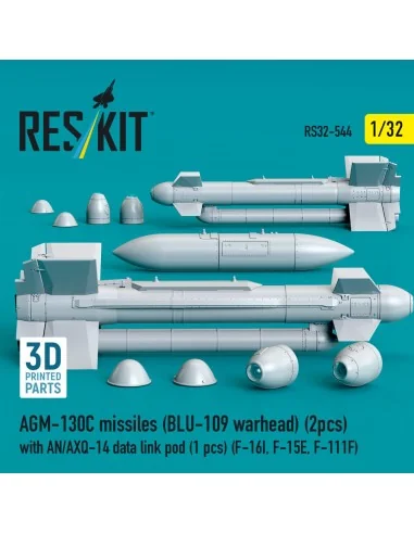 AGM-130C missiles (BLU-109 warhead) (2 pcs) with AN/AXQ-14 data lin...