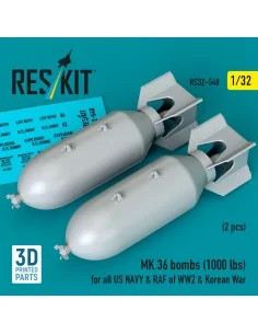 MK.36 bombs (1000 lbs) for all US NAVY & RAF of WW2 & Korean War (2...