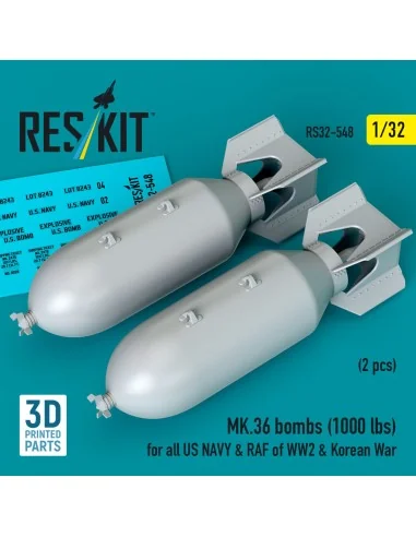 MK.36 bombs (1000 lbs) for all US NAVY & RAF of WW2 & Korean War (2...