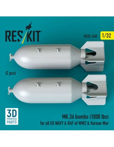 MK.36 bombs (1000 lbs) for all US NAVY & RAF of WW2 & Korean War (2...