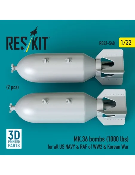 MK.36 bombs (1000 lbs) for all US NAVY & RAF of WW2 & Korean War (2...