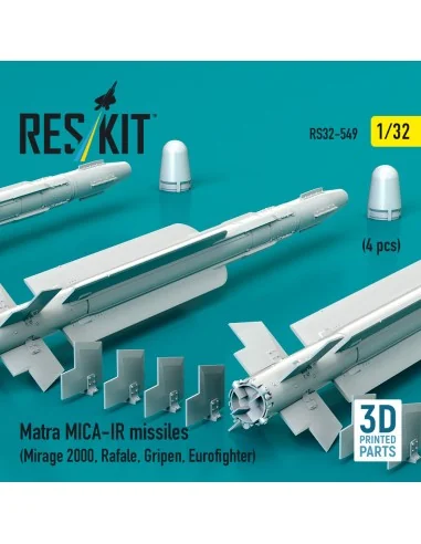 Matra MICA-IR missiles (4 pcs) (Mirage 2000, Rafale, Gripen, Eurofi...