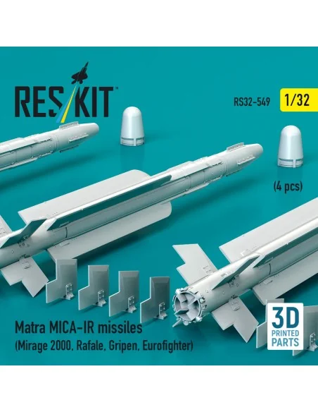 Matra MICA-IR missiles (4 pcs) (Mirage 2000, Rafale, Gripen, Eurofi...