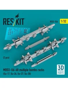 MBD3-U6-68 multiple bombs racks (2 pcs) (Su-17, Su-24, Su-27, Su-30...