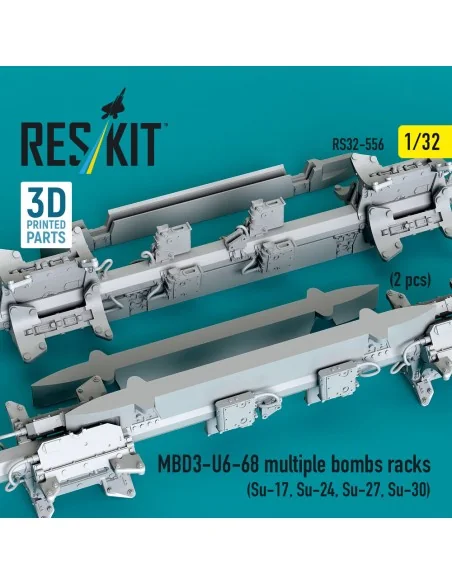 MBD3-U6-68 multiple bombs racks (2 pcs) (Su-17, Su-24, Su-27, Su-30...
