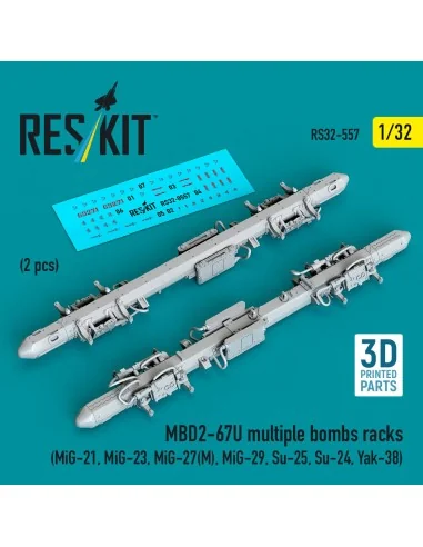MBD2-67U multiple bombs racks (2 pcs) (MiG-21, MiG-23, MiG-27(?), M...