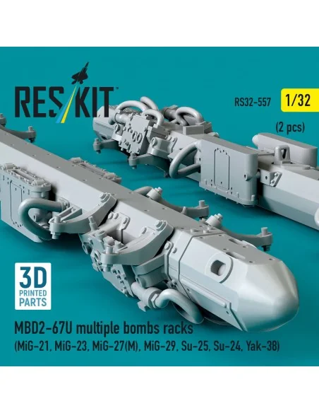 MBD2-67U multiple bombs racks (2 pcs) (MiG-21, MiG-23, MiG-27(?), M...