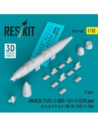 AN/ALQ-71(V)-2 (QRC-161-1) ECM pod (1pcs) (A-4, A-7, F-4, F-100, RF...