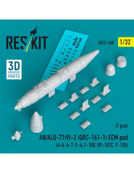 AN/ALQ-71(V)-2 (QRC-161-1) ECM pod (1pcs) (A-4, A-7, F-4, F-100, RF...