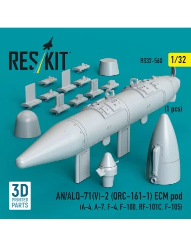 AN/ALQ-71(V)-2 (QRC-161-1) ECM pod (1pcs) (A-4, A-7, F-4, F-100, RF...