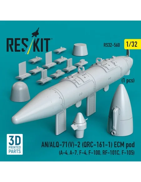 AN/ALQ-71(V)-2 (QRC-161-1) ECM pod (1pcs) (A-4, A-7, F-4, F-100, RF...