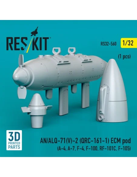 AN/ALQ-71(V)-2 (QRC-161-1) ECM pod (1pcs) (A-4, A-7, F-4, F-100, RF...