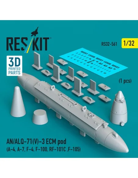 AN/ALQ-71(V)-3 ECM pod (A-4, A-7, F-4, F-100, RF-101C, F-105) (1pcs...