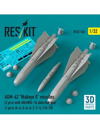AGM-62 Walleye II missiles (2 pcs) with AN/AWG-16 data link pod (1 ...