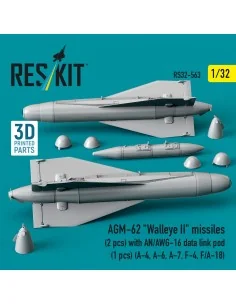 AGM-62 Walleye II missiles (2 pcs) with AN/AWG-16 data link pod (1 ... 2