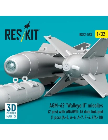 AGM-62 Walleye II missiles (2 pcs) with AN/AWG-16 data link pod (1 ...