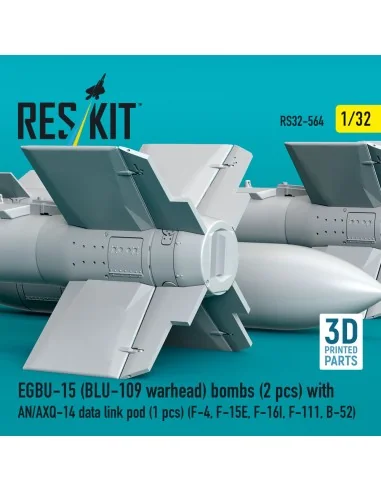EGBU-15 (BLU-109 warhead) bombs (2 pcs) with AN/AXQ-14 data link po...