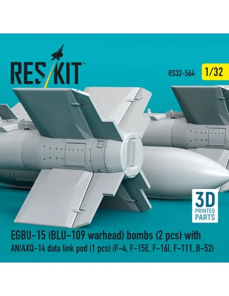 EGBU-15 (BLU-109 warhead) bombs (2 pcs) with AN/AXQ-14 data link po...