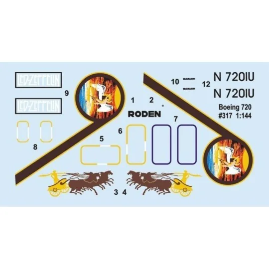 Boeing 720 "Ceasar's Chariot", 1/144 - Roden 317