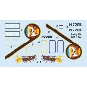 Boeing 720 "Ceasar's Chariot", 1/144 - Roden 317