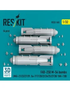 FAB-250 ?-54 bombs (4 pcs) (MiG-21/23/27/29, Su-7/17/20/22/24/25/27... 2