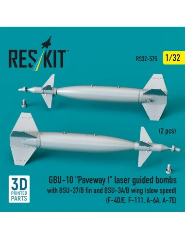 GBU-10 Paveway I laser guided bombs with BSU-37/B fin and BSU-3A/B ...