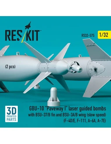 GBU-10 Paveway I laser guided bombs with BSU-37/B fin and BSU-3A/B ...
