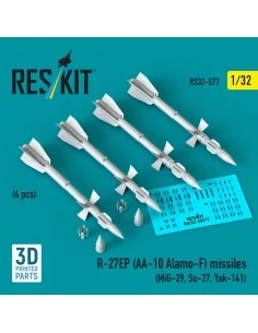 [NO_DESC] R-27EP (AA-10 Alamo-F) missiles (4 pcs) (MiG-29, Su-27, Y...
