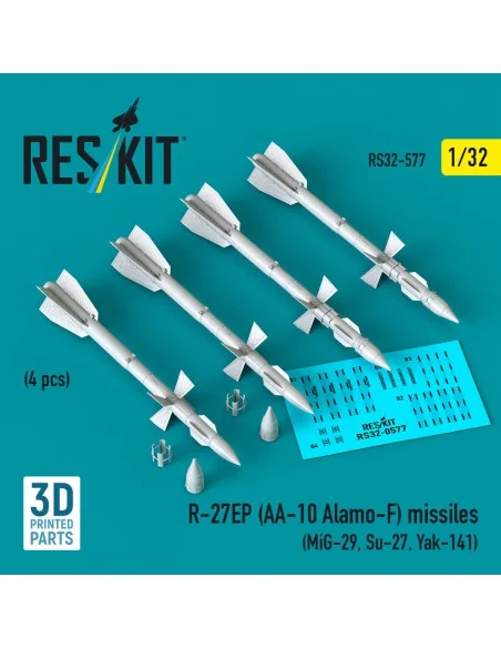 R-27EP (AA-10 Alamo-F) missiles (4 pcs) (MiG-29, Su-27, Yak-141) (3...
