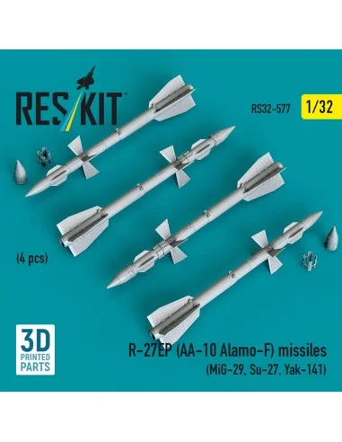 R-27EP (AA-10 Alamo-F) missiles (4 pcs) (MiG-29, Su-27, Yak-141) (3...