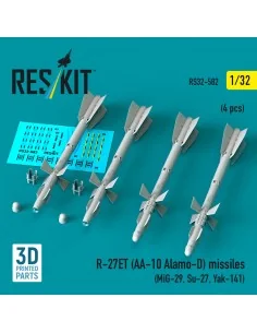 R-27ET (AA-10 Alamo-D) missiles (4 pcs) (MiG-29, Su-27, Yak-141) (3...