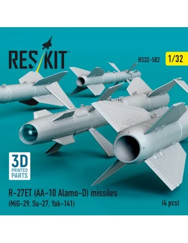 R-27ET (AA-10 Alamo-D) missiles (4 pcs) (MiG-29, Su-27, Yak-141) (3...