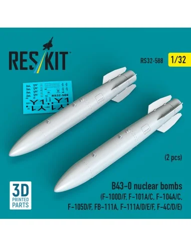 B43-0 nuclear bombs (2 pcs) (F-100D/F, F-101A/C, F-104A/C, F-105D/F...