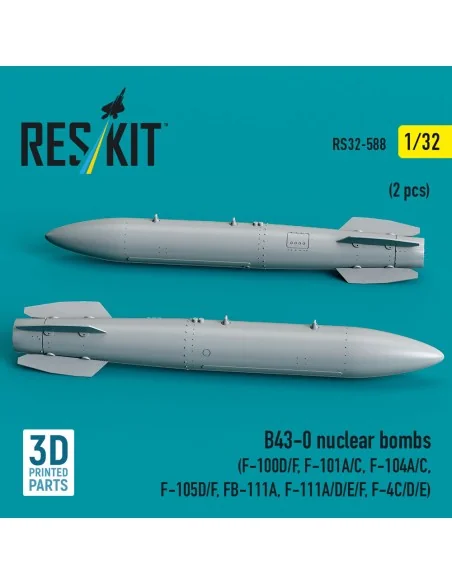 B43-0 nuclear bombs (2 pcs) (F-100D/F, F-101A/C, F-104A/C, F-105D/F...