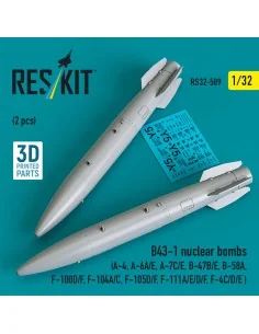 B43-1 nuclear bombs (2 pcs) (A-4, A-6A/E, A-7C/E, B-47B/E, B-58A, F...