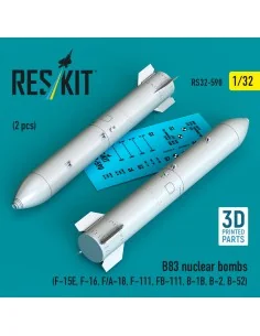B83 nuclear bombs (2 pcs) (F-15E, F-16, F/A-18, F-111, FB-111, B-1B...