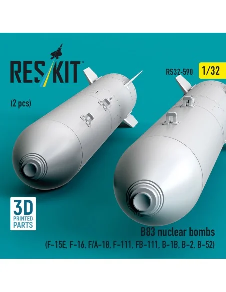 B83 nuclear bombs (2 pcs) (F-15E, F-16, F/A-18, F-111, FB-111, B-1B...