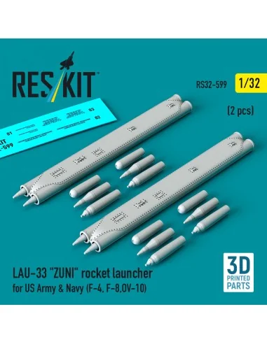 [NO_DESC] LAU-33 ZUNI rocket launcher for US Army & Navy (2 pcs) (F...