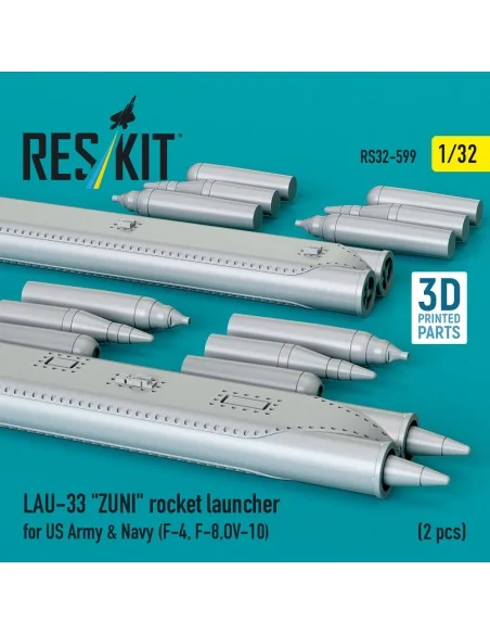 LAU-33 ZUNI rocket launcher for US Army & Navy (2 pcs) (F-4, F-8, O...