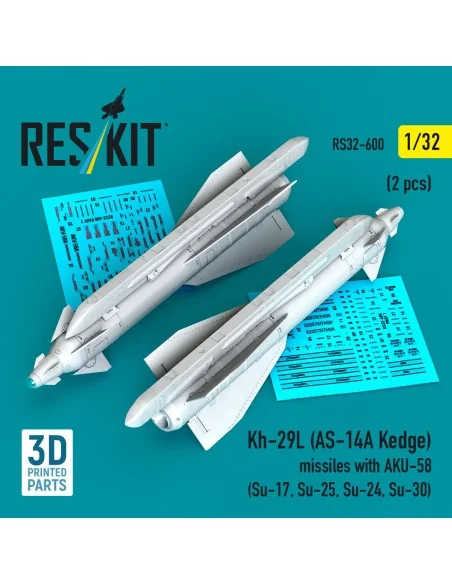 Kh-29L (AS-14A Kedge) missiles with AKU-58 (2 pcs) (Su-17, Su-25, S...
