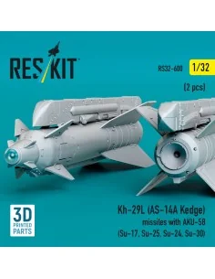 Kh-29L (AS-14A Kedge) missiles with AKU-58 (2 pcs) (Su-17, Su-25, S... 2