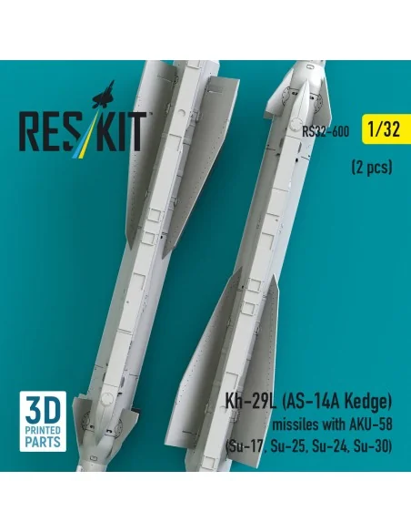 Kh-29L (AS-14A Kedge) missiles with AKU-58 (2 pcs) (Su-17, Su-25, S...