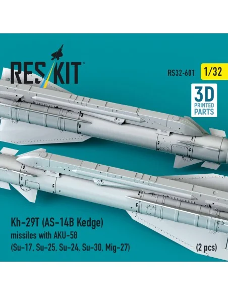 Kh-29T (AS-14B Kedge) missiles with AKU-58 (2 pcs) (Su-17, Su-25, S...