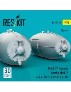 Mark 77 napalm bombs Mod.2 (2pcs) (A-4, A-26K, F-4, AV-8B, F/A-18) ... 2